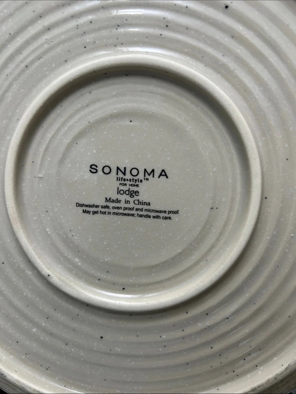 Sonoma Lodge Stoneware 10” Pie Plate Quiche Baking Dish Fluted Edge